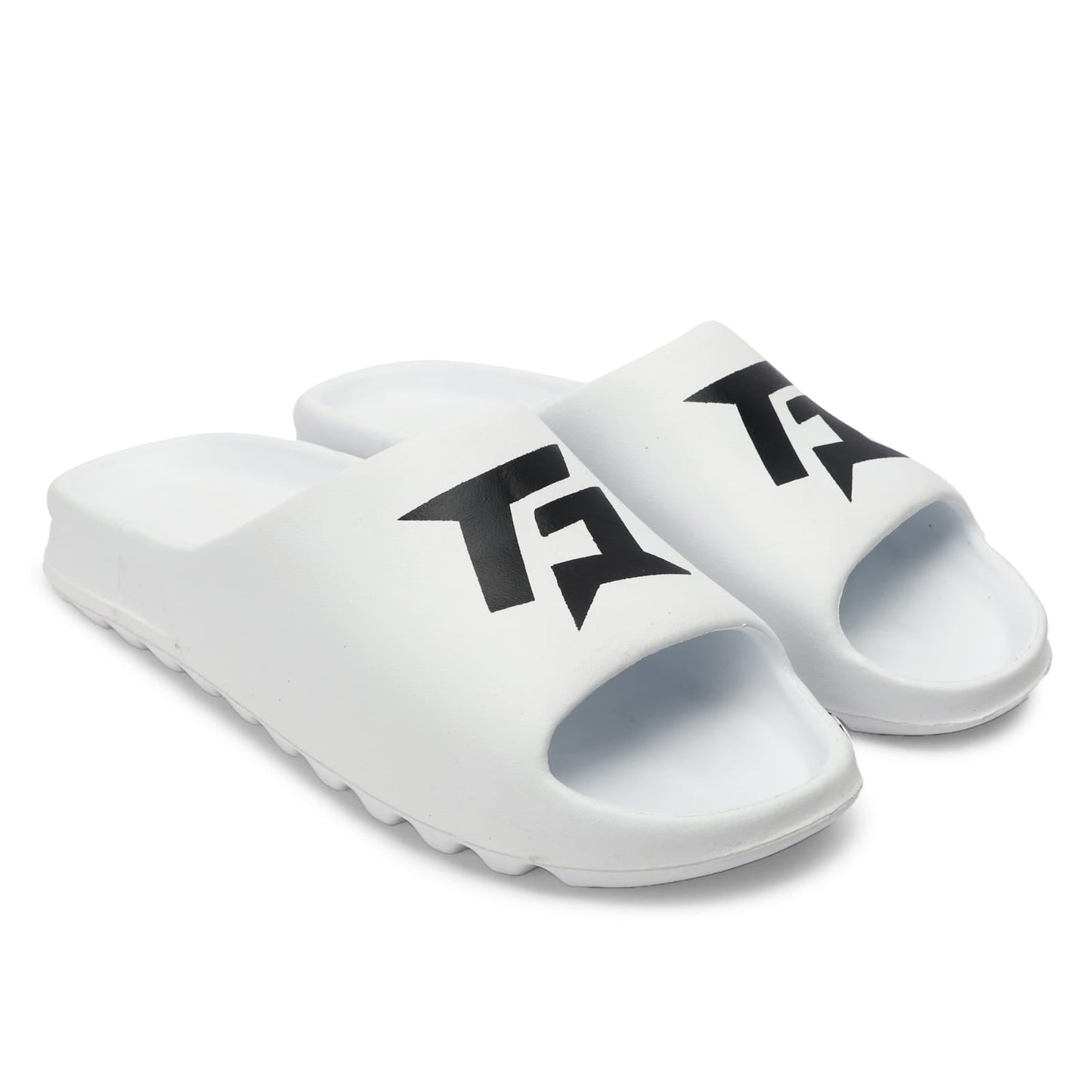 Men Slides - White