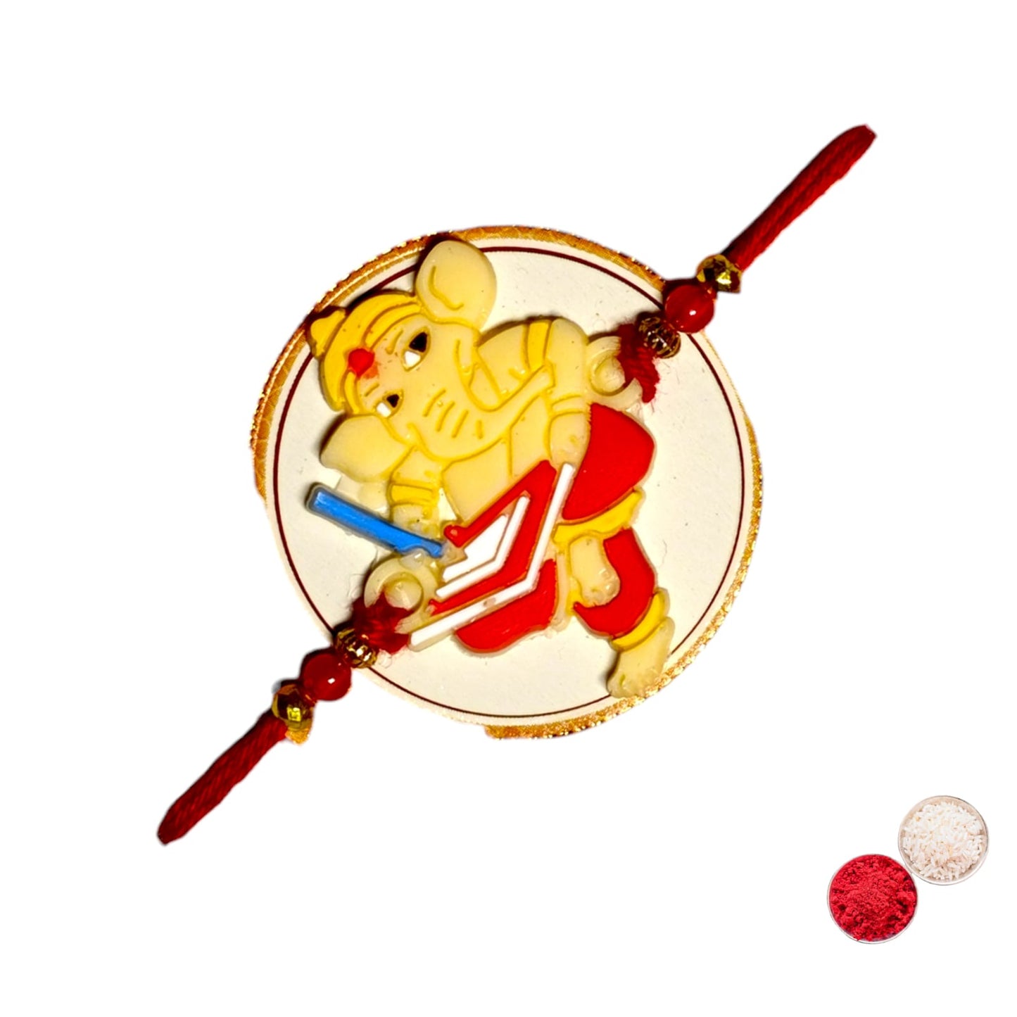 Kids ganesh ji rakhi Set  (1 kids rakhi)