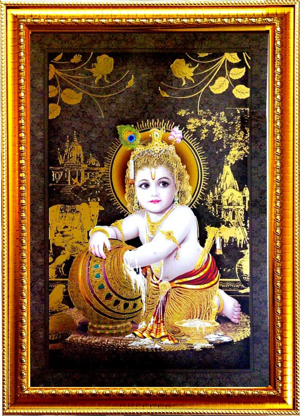 Photo & Frame Bal Gopal Poto Frame ( 35 X 26 Cm )