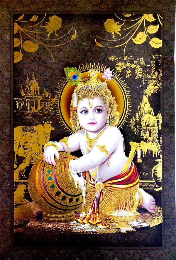 Photo & Frame Bal Gopal Poto Frame ( 35 X 26 Cm )