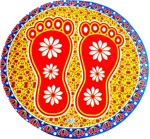 20.32 Cm Shubh Diwali Sticker With Complete Diwali Pooja Kit Self Adhesive Sticker (Pack Of 21)