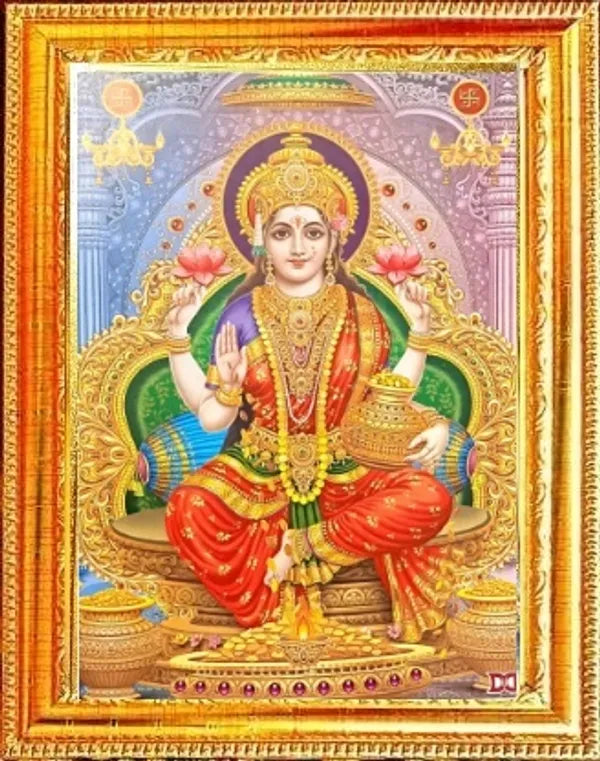 Photo & Frame SUNINOW Laxmi ji   ( 20 X 15 CM )