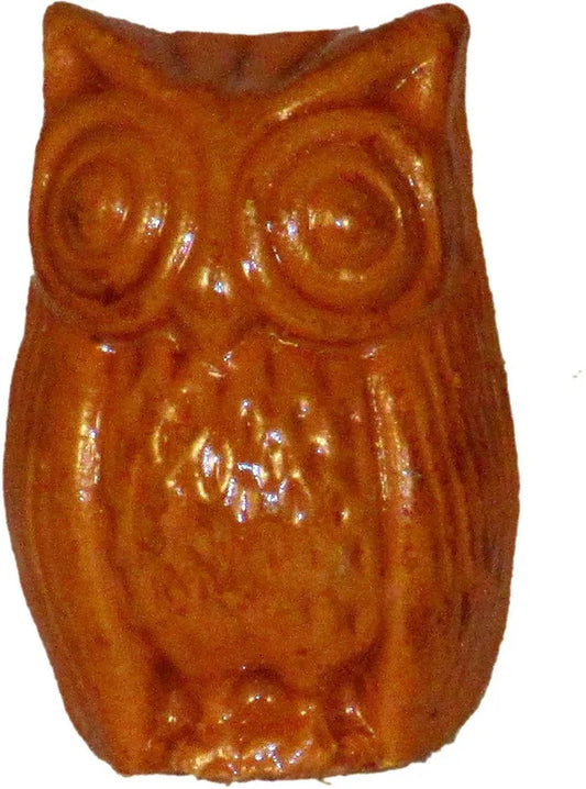 Owl Showpiece | Owl Statue Decorative Showpiece Decorative Showpiece - 4 Cm (Terracotta, Brown)