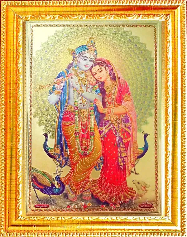 SUNINOW radha krishna Religious Frame