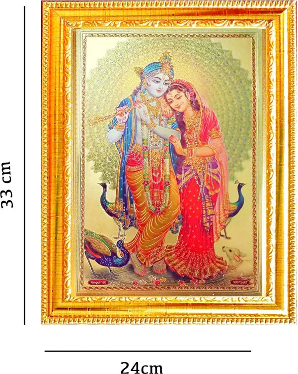 SUNINOW radha krishna Religious Frame