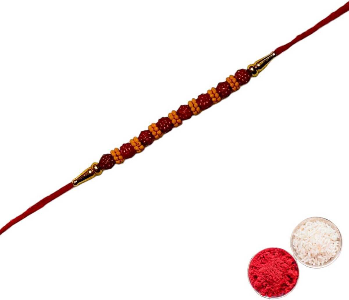 SUNINOW Rudraksh RUD-MULTIB-R04 Assorted Rakhi Set (1 rakhi)