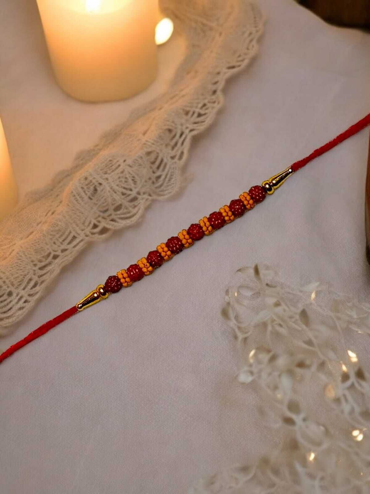 SUNINOW Rudraksh RUD-MULTIB-R04 Assorted Rakhi Set (1 rakhi)