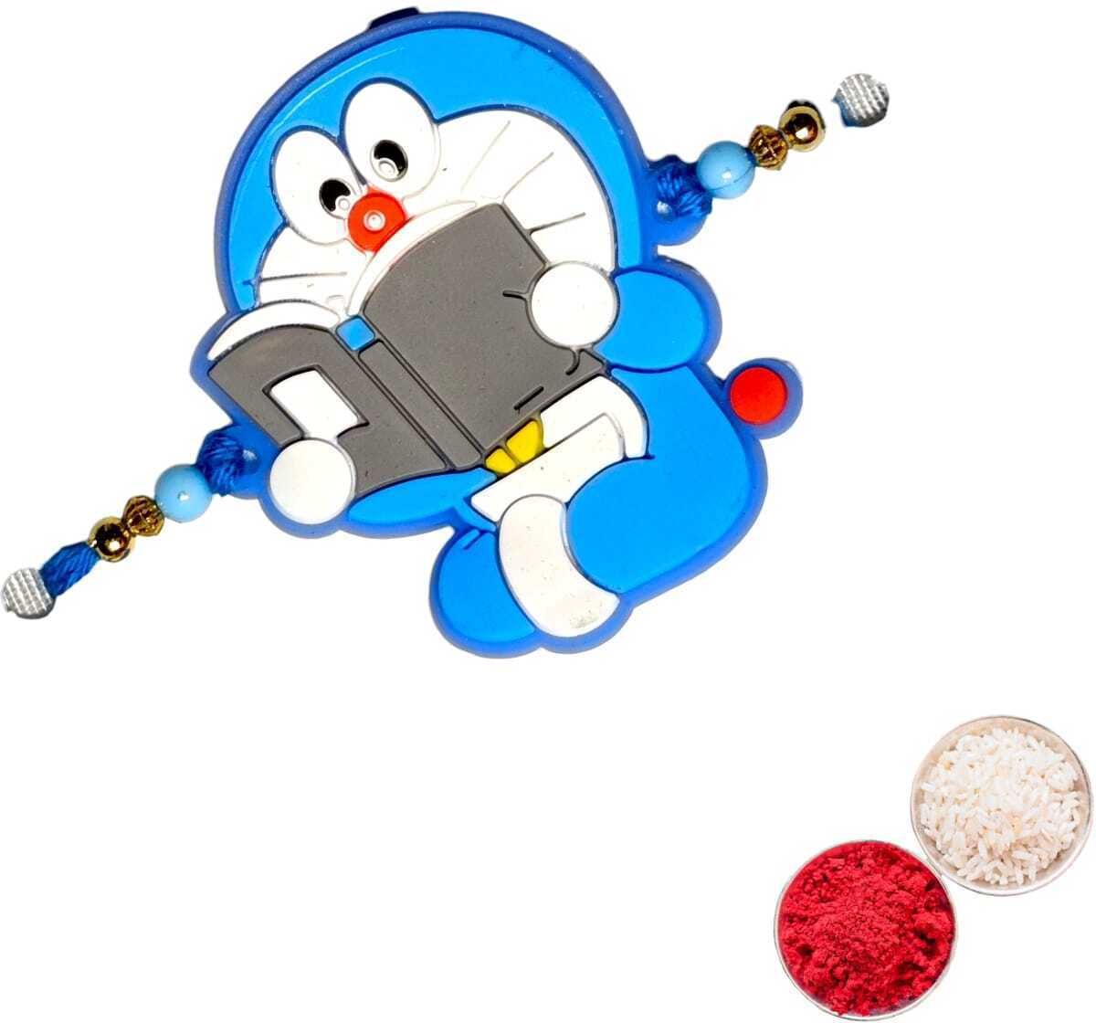 SUNINOW Kids doremon-r-02 Plastic (PVC) Rakhi Set (1 kids rakhi)