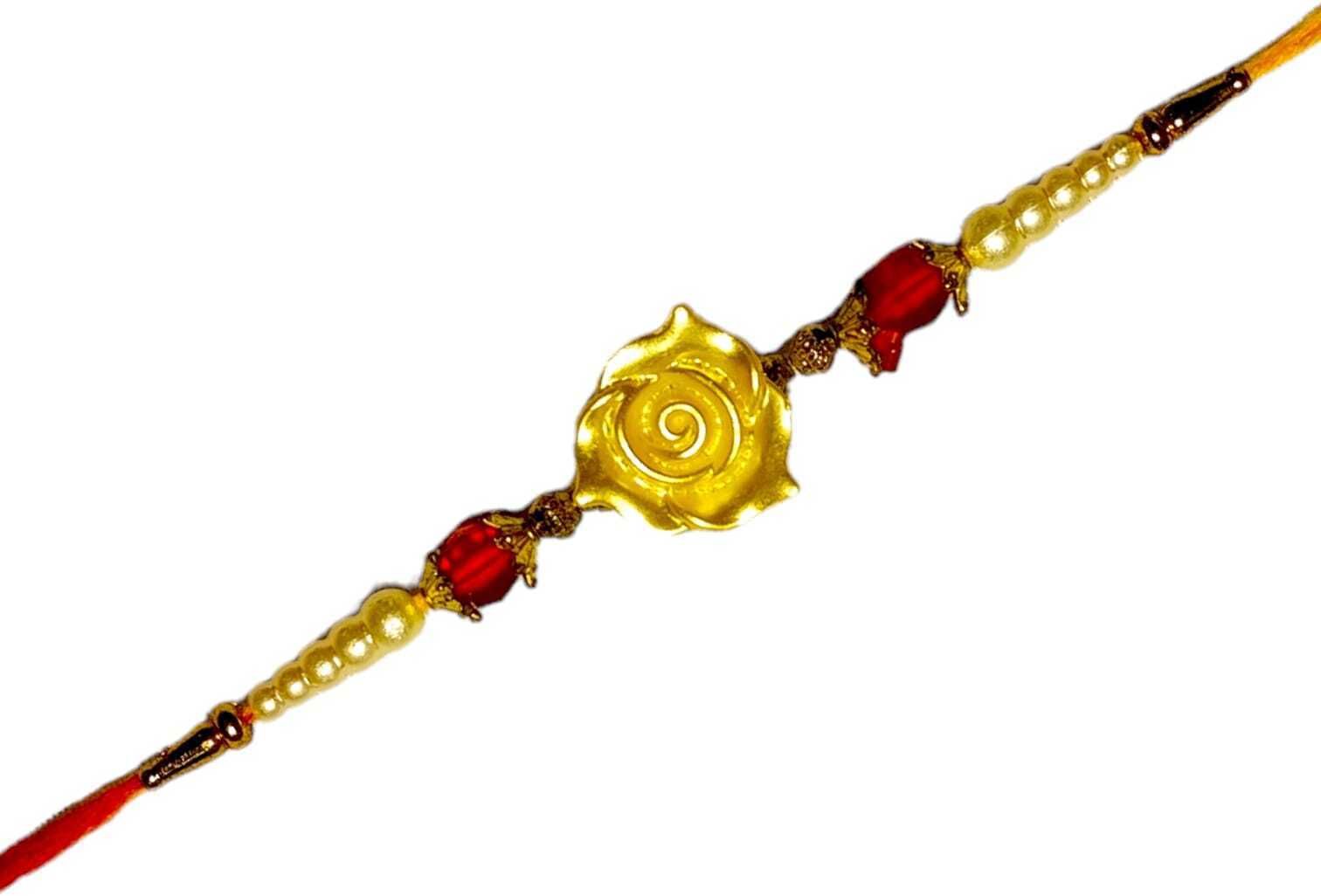 SUNINOW Designer FL-03 Assorted Rakhi Set (1 rakhi)