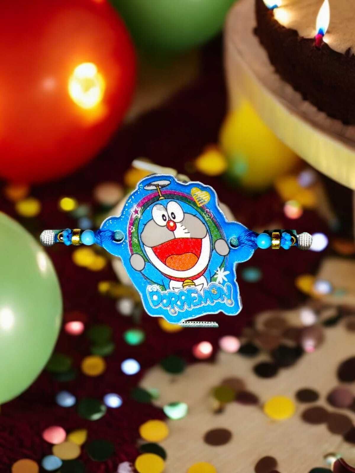 SUNINOW Bhaiya Bhabhi bbk-19 Pearl Rakhi Set (1 rakhi for brother ; 1 rakhi for bhabhi ; 1 rakhi for kids)