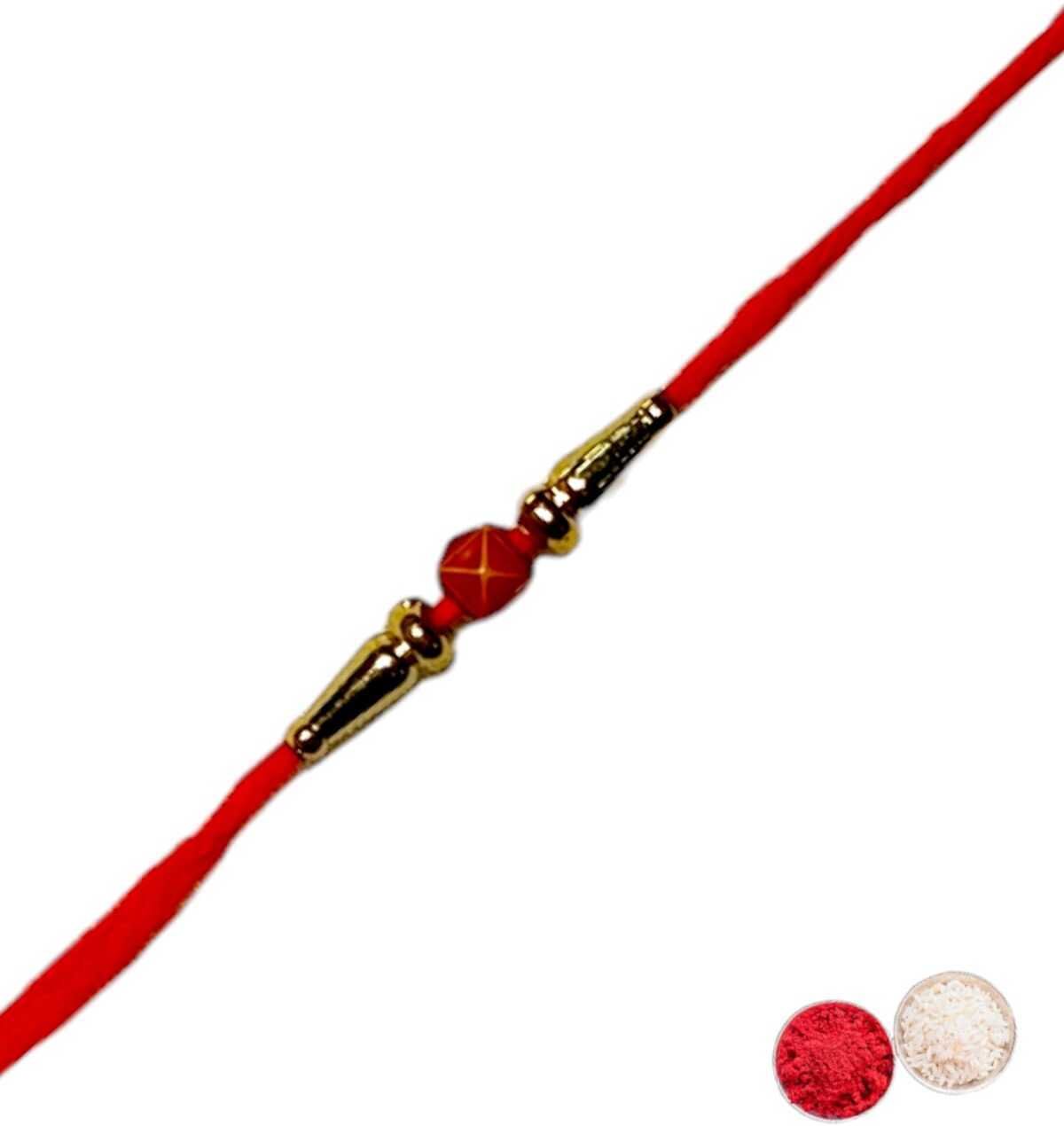 SUNINOW Rudraksh RUDRAK-S-R01 Assorted Rakhi Set (1 rakhi)