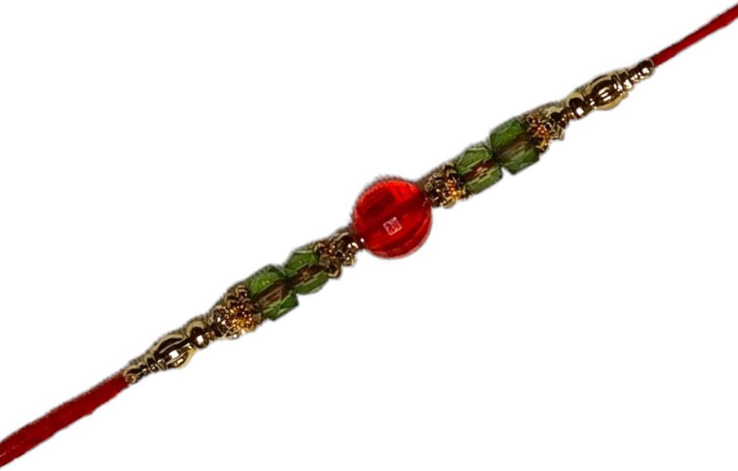 SUNINOW Designer JAR-R-G-01 Assorted Rakhi Set (1 rakhi)