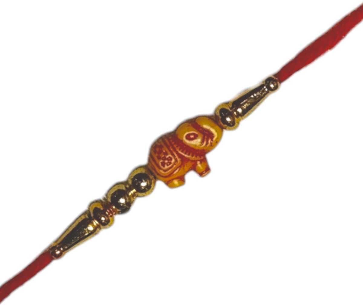 SUNINOW Designer ELE-SB-R-01 Assorted Rakhi Set (1 rakhi)
