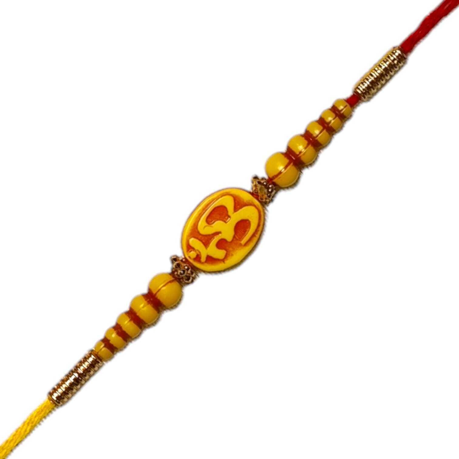 SUNINOW Religious OM-05-001 Assorted Rakhi Set (1 rakhi)