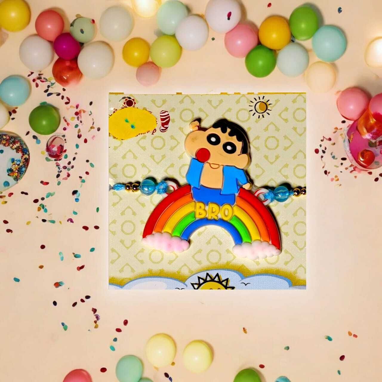 SUNINOW Kids shinchen-r-01 Plastic (PVC) Rakhi Set (1 kids rakhi)